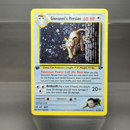 Cartas PROXY PKM Gym-Challenge/Neo-Genesis Lugia Typhlosion Rocket's Mewtwo PTCG Foil Game Collection Cards Game Toys
