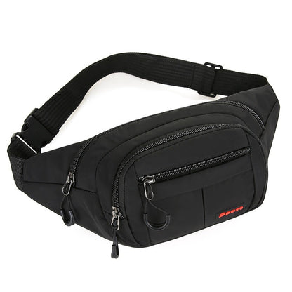 Large-Capacity Sports Single-Shoulder Bag - Anti-Theft Running Waist Pack, Multi-Functional Oxford Cloth Crossbody Bag