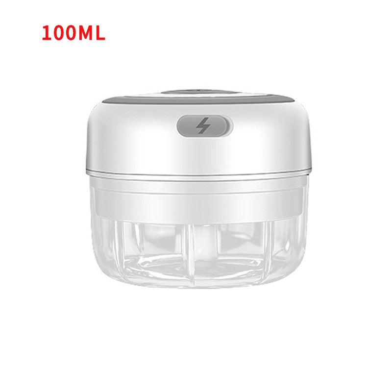 HiPiCok Moedor de Carne Elétrico Triturador de Alho Picador de Alimentos Mini Triturador de Alho Máquina de Moer Legumes USB Utensílios de Cozinha