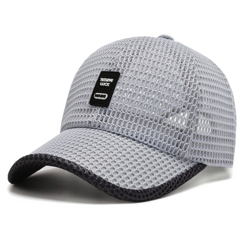 Men Women Outdoor Summer Full Mesh Net Cool Breathable Quick Drying  Sunhat Baseball Cap Anti-UV Tennis Golf Sport Trucker Hats