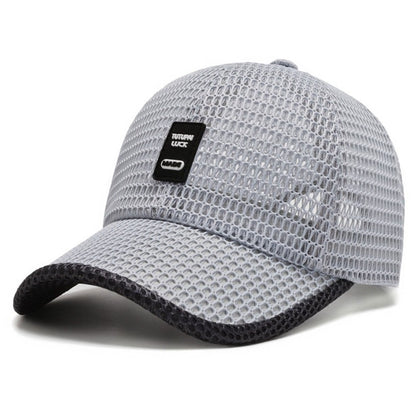 Men Women Outdoor Summer Full Mesh Net Cool Breathable Quick Drying  Sunhat Baseball Cap Anti-UV Tennis Golf Sport Trucker Hats