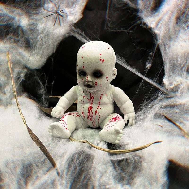 Halloween Hanging Baby Ghost Dolls Spooky Tricky Toys Ornament Horror Atmosphere Bar Courtyard Prop Happy Halloween Party Decor