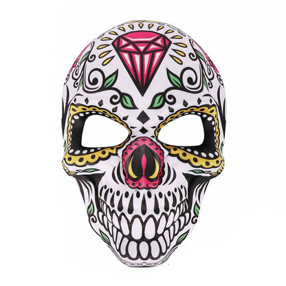 Adult Halloween Skull Mask Novelty DIY Cosplay Mask Full Face Day of The Dead Masks