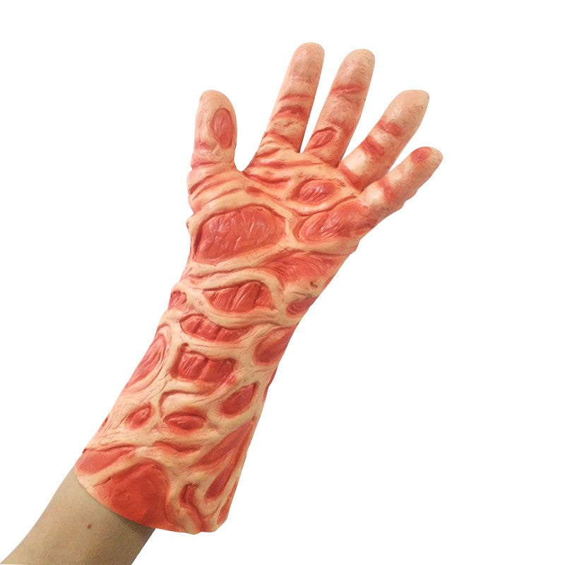 Freddy Krueger cosplay adult unisex headgear gloves Halloween cosplay props in horror movies
