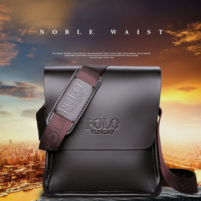 The leisure business single shoulder bag Polo vertical bag man trend inclined shoulder bag