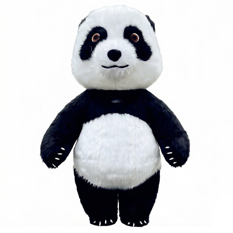 Giant inflatable cartoon doll costume, polar bear inflatable costume, funny street mascot, Halloween party, commercial role-play