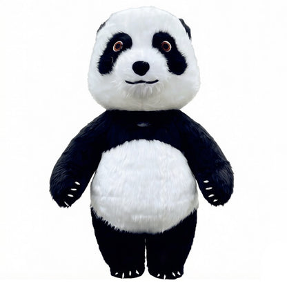 Giant inflatable cartoon doll costume, polar bear inflatable costume, funny street mascot, Halloween party, commercial role-play