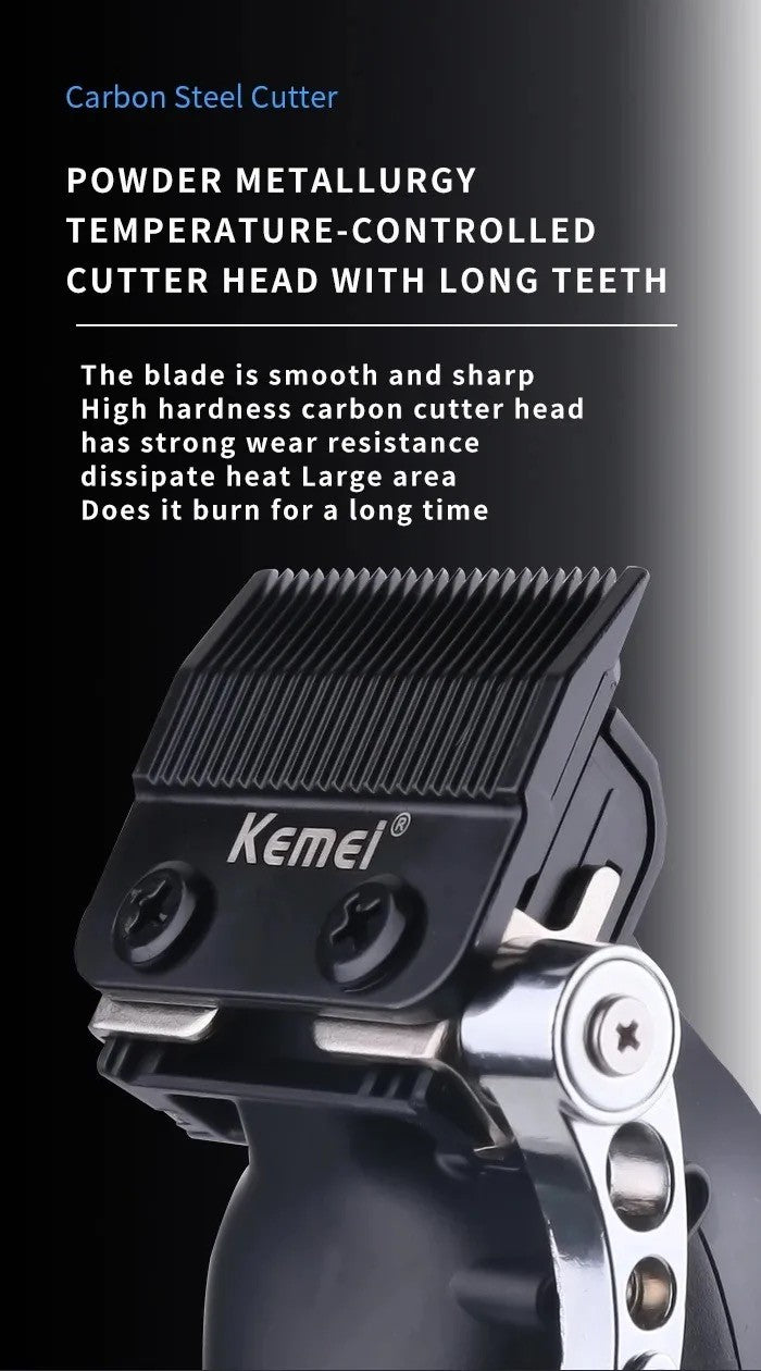 Kemei 2299 2296 T95 Professional Hair Clipper Cordless Trimmer Electric Foil Shaver Men Rechargeable Finish Hair Cutting Machine