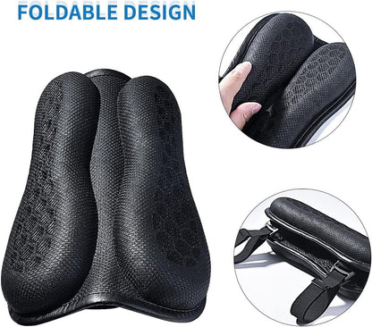 Capa de Almofada de Assento de Motocicleta Cruiser Esportiva para Viagens, Selim Redutor de Pressão, Amortecedor, Protetor de Assento de Motocicleta com Almofada de Ar