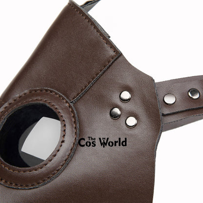 Halloween Plague Doctor Mask Steampunk Gothic Bird Beak Props for Party Carnival Cosplay Costumes Masquerade