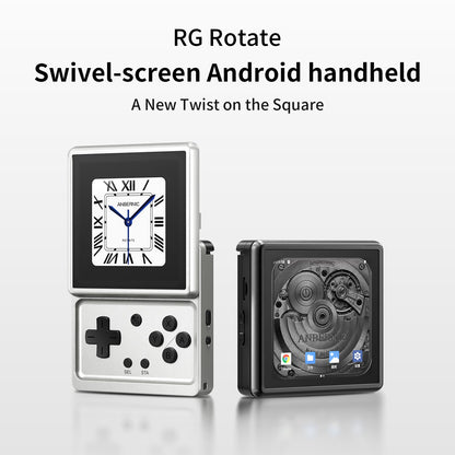 Anbernic RG Rotate Handheld Game Console 3.5" IPS Rotating Screen Android Aluminum Alloy 2000 mAh Retro Portable Games Player AI