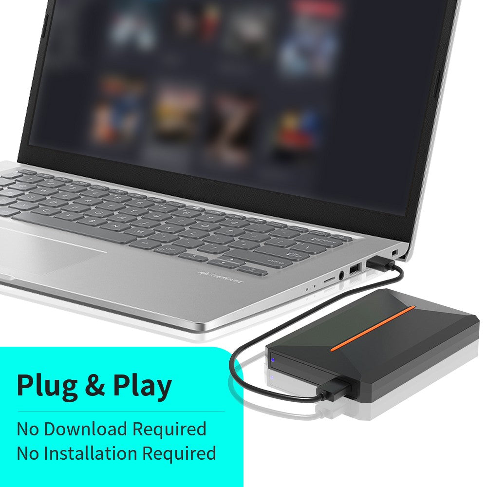 Hyper Base Lbox 500GB Gaming Hard Drive For PS4/PS3/PS2/Wii/Wiiu/Gamecube/Saturn With 3700+ Games Plug&Play For Win PC Launchbox