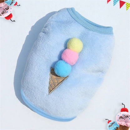 Roupa De Gato De Lã Desenho Animado Outono Inverno Casaco Quente Jaqueta Para Cães De Estimação Cachorro Gatos Suéter Roupas Macias Fantasias De Gatinhos Produtos
