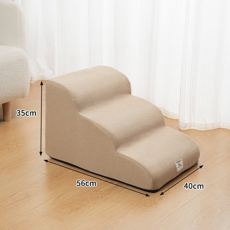 Rampa Escada Antiderrapante para Cães e Gatos, Esponja de Espuma de Memória, Sofá para Cães Idosos, Removível e Lavável, Escadas para Animais de Estimação, Suprimentos para Animais de Estimação