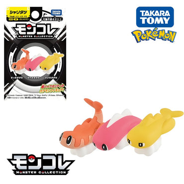 Original Takara Tomy Snorlax Mimikyu Scream Tail Pikachu Figure Toys Zeraora Metagross Gholdengo Tatsugiri Sableye Model Dolls