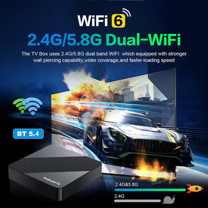 YOZHIXU Smart TV Box X10 RK3518 Android 16 Streaming Media Player Quad Core Cortex A53 Ram 4GB 8GB Rom 64GB 128GB Set Top Box