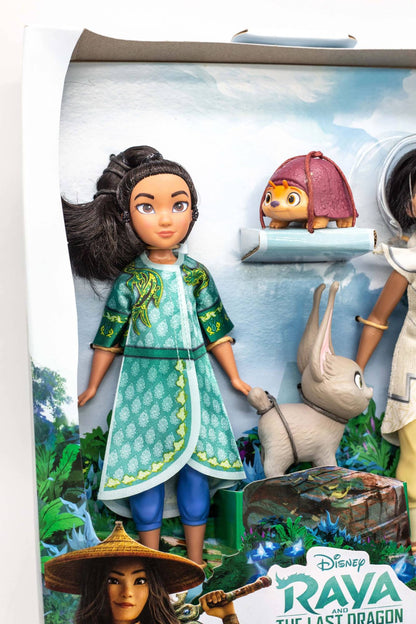 Hasbro Original Disney Raya e o Último Dragão Coleção Anime Figura de Ação Modelo Brinquedo Presente de Aniversário para Meninos e Meninas