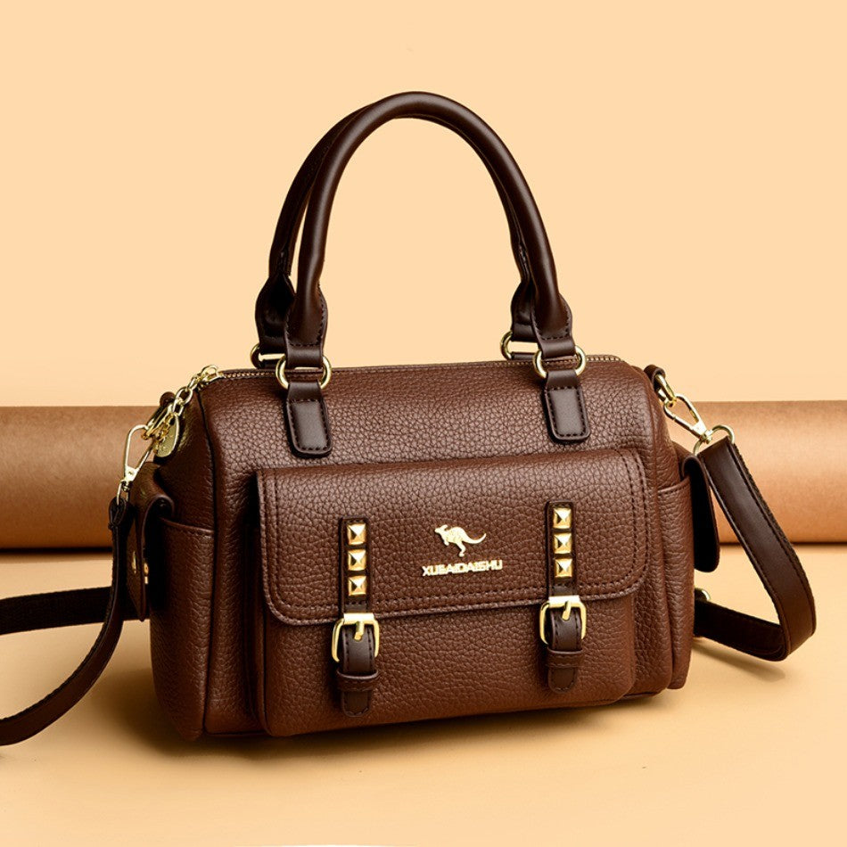 Luxury Designer Soft Pu Leather Shoulder Crossbody Messenger Bags for Women 2026 High Quality Casual Ladies Purses and Handbags