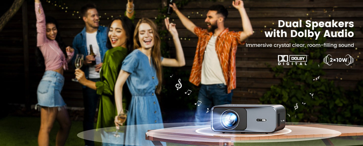 WIMIUS 1200 ANSI Projetor 4K Full HD 1080P Google TV Game Beam Mini Projetores para Filmes Home Theater WiFi BT5.2 Laser Beamer