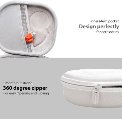 Estojo rígido LTGEM EVA para JBL Tune 510BT/520BT/660NC/670NC/570BT/525BT/500BT/500 Bolsa de armazenamento para fone de ouvido (somente bolsa)