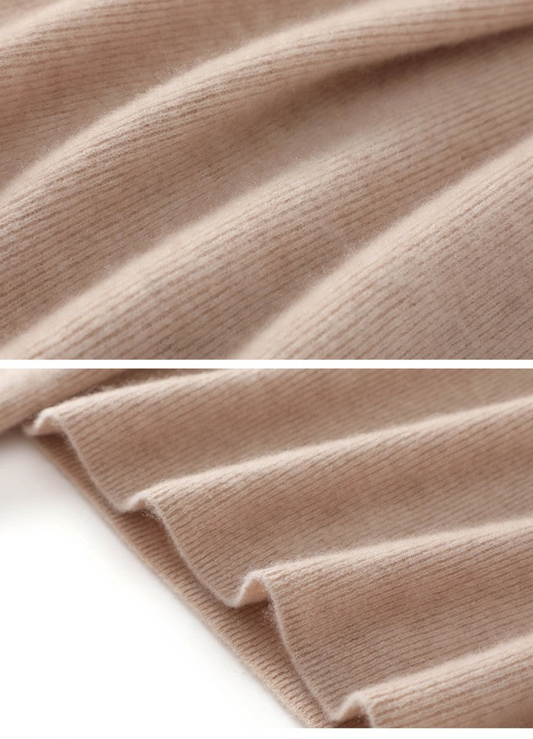 New women's sweater 100% pure cashmere high neck knitted pullover Korean version slim fit hot selling fashionable sweater