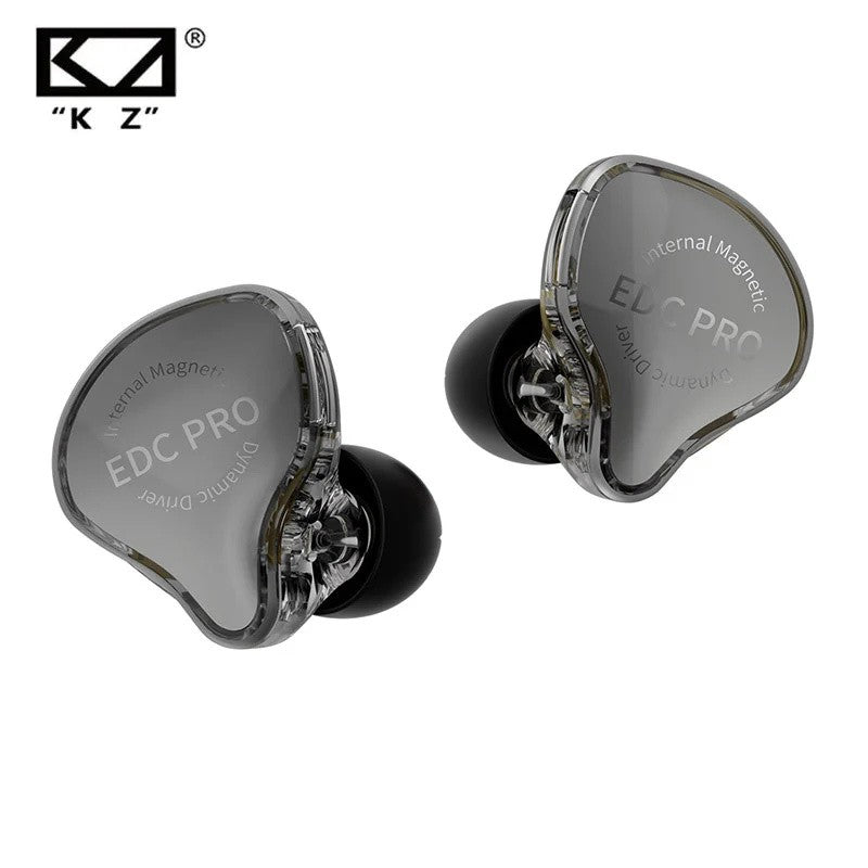 KZ EDC PRO IEM Earphones HIFI Bass In-ear Wired Headphones Dynamic Driver Monitor Earbuds with Detachable Audio Cable KZ EDX PRO