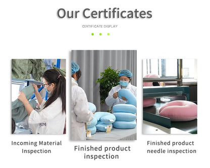 Hot Sale Butterfly Breathable Ergonomic Memory Foam Pillow Cushion