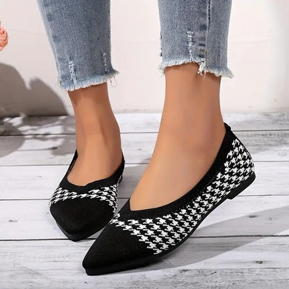 New Women's Ballet Flats Casual Shoes Low Heel Barefoot Elegant Woman Sneakers Comfortable Pointed Toe Loafers Female