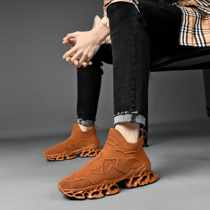 Tênis Masculino Casual Masculino Tênis Masculino de Luxo Tênis Masculino de Corrida Respirável Sapatos da moda Loafers Tênis de corrida para homens