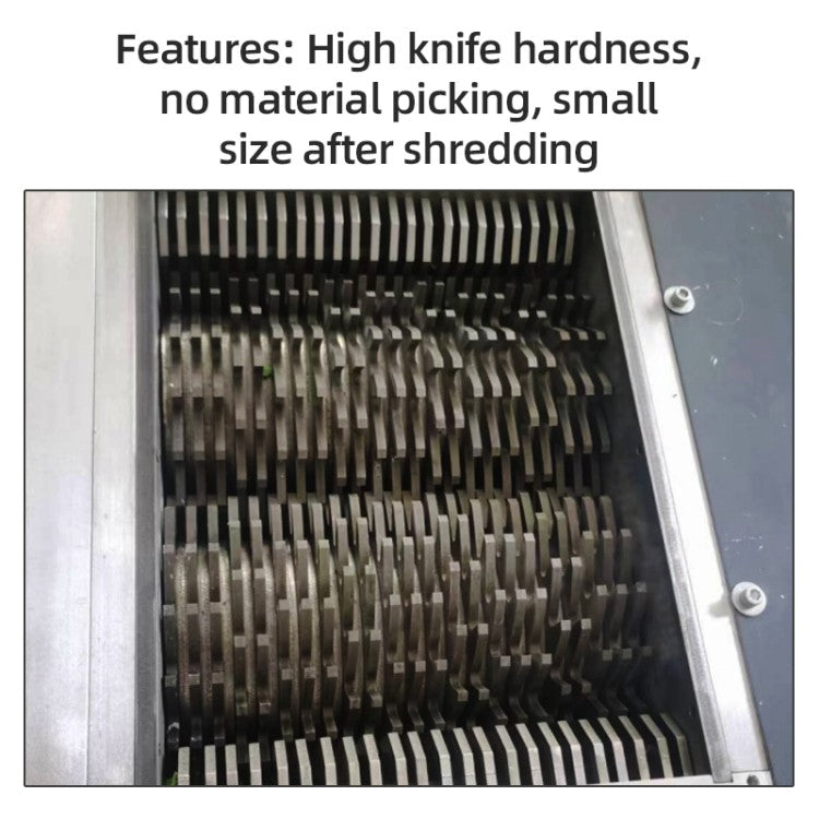 S200 Small Micro Shredder Dual Axis Silent Version 220V Plastic Waste Environmental Recycling Tear Apart Plastic Bottles Rubber