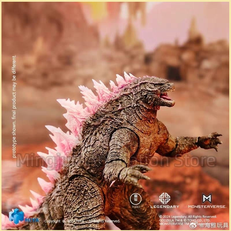 In Stock 18CM HIYA Action Figure Exquisite Basic Series   Kong The New Empire Godzilla Evolved Ver GARAGE KIT