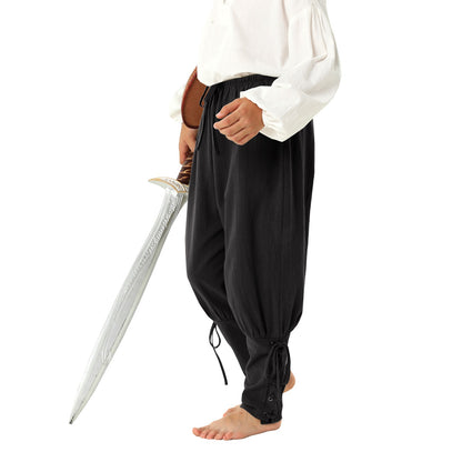 Cosplay Costumes for Children Ruffled Pirate Knights  Pants SetHalloween Medieval Renaissance Victorian Era Vampire