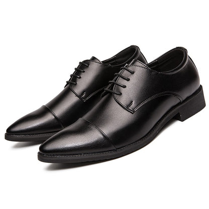 Men's Dress Shoes Classic Casual Business Leather Shoes Men Retro Office Wedding Leather Formal Social Brogues Shoes For Men