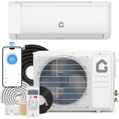 Ar-Condicionado Split Inverter 12000 BTUs Quente/Frio 230V com Wi-Fi, Sem Duto, de Parede com Controle Remoto e Kit de Instalação