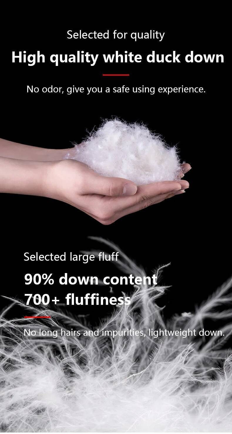Naturehike 90% Duck Down Pants 700FP Yushang Double Side Zipper Warm Insulation Pant Waterproof Windproof Winter Outdoor Trouser