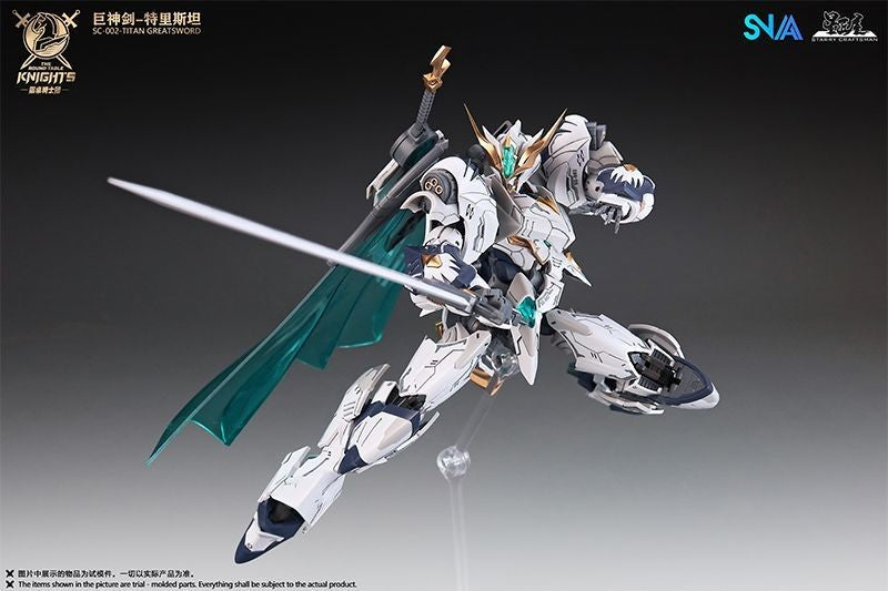 HG 1/144 SNAA SC-002 Titan Greatsword Tristan Kit de Montagem SC-009 Divine Invoker Percival The Round Table Knights Figure