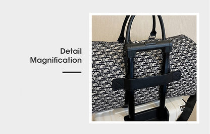 Women's Travel Totes Gym Bag Duffle Sports Fitness Business Casual Luggage Canvas Letter Handbag Outdoor Shoulder Weekend Bag