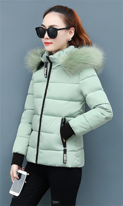 Women's Winter Parka Coat 2025 Korean Version Loose Lady Cotton Padded Outerwear Temperament Casual Ladies Down Cotton Jacket