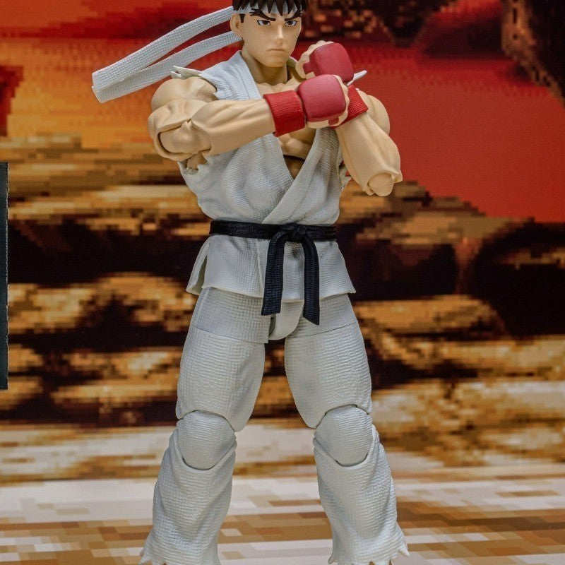 In Stock Storm Toys 1/12 Scale Street Fighter Alpha3 Ryu SFSA02 Action Anime Action Figure Model Doll Toys Hobby Collectible