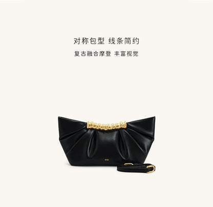 2025 Summer New Evening Handbag For Women Wrinkled Metal Fashion Bag Clutchs ????? ??????? ????????? ??????? ??????? Sac à Main