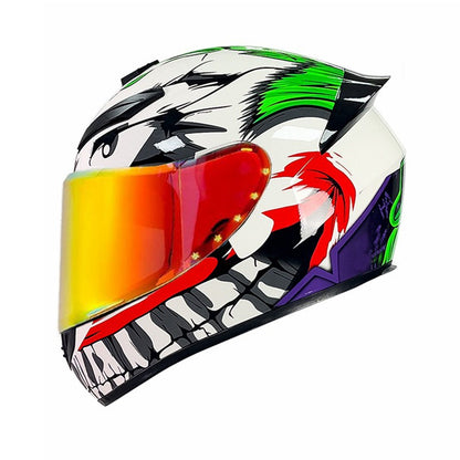 Capacete de Motocicleta Unissex DOT Full Face mecha vento equitação Capacete Motobike Scooter Casco Moto Modular Capacetes Moto