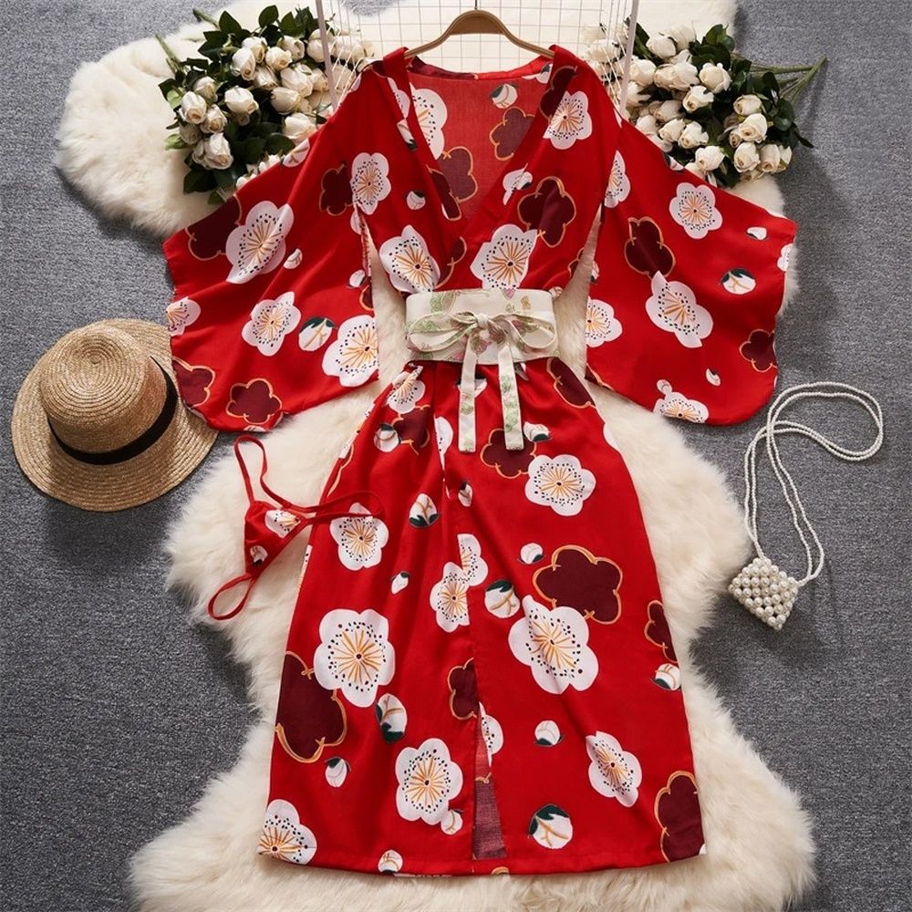 Bunny Complete Maid Cosplay Costume Set Ruffle Cosplay Vacation Halloween Outfit Halter Dress Set Outfit Costume Play Occasions