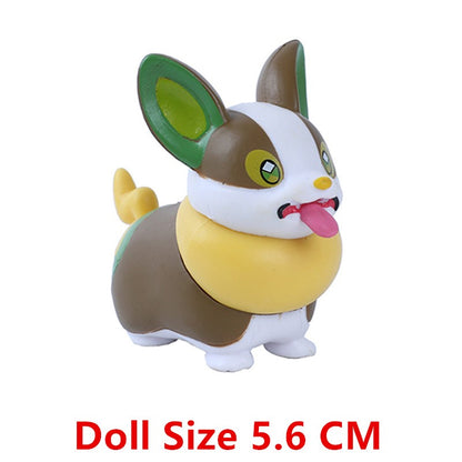 Pokémon Anime Figures Gelo Eevee Pikachu Dragão Voador Coleção Figura Brinquedos de Ação Fofos Modelo Pok é mon Presentes de Aniversário Infantis