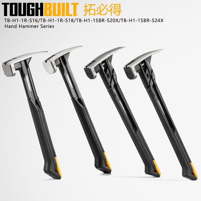 Acessórios para Ferramentas Manuais TOUGHBUILT Hand Hammer Series TB-H1-1R-S16 TB-H1-1R-S18 TB-H1-1SBR-S20X TB-H1-1SBR-S24X