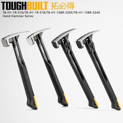 Acessórios para Ferramentas Manuais TOUGHBUILT Hand Hammer Series TB-H1-1R-S16 TB-H1-1R-S18 TB-H1-1SBR-S20X TB-H1-1SBR-S24X
