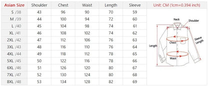New Anti-Wrinkle Men Shirts Long Sleeve Dress Shirts For Men Slim Fit Camisa Social Business Blouse White Office Shirt S-6XL