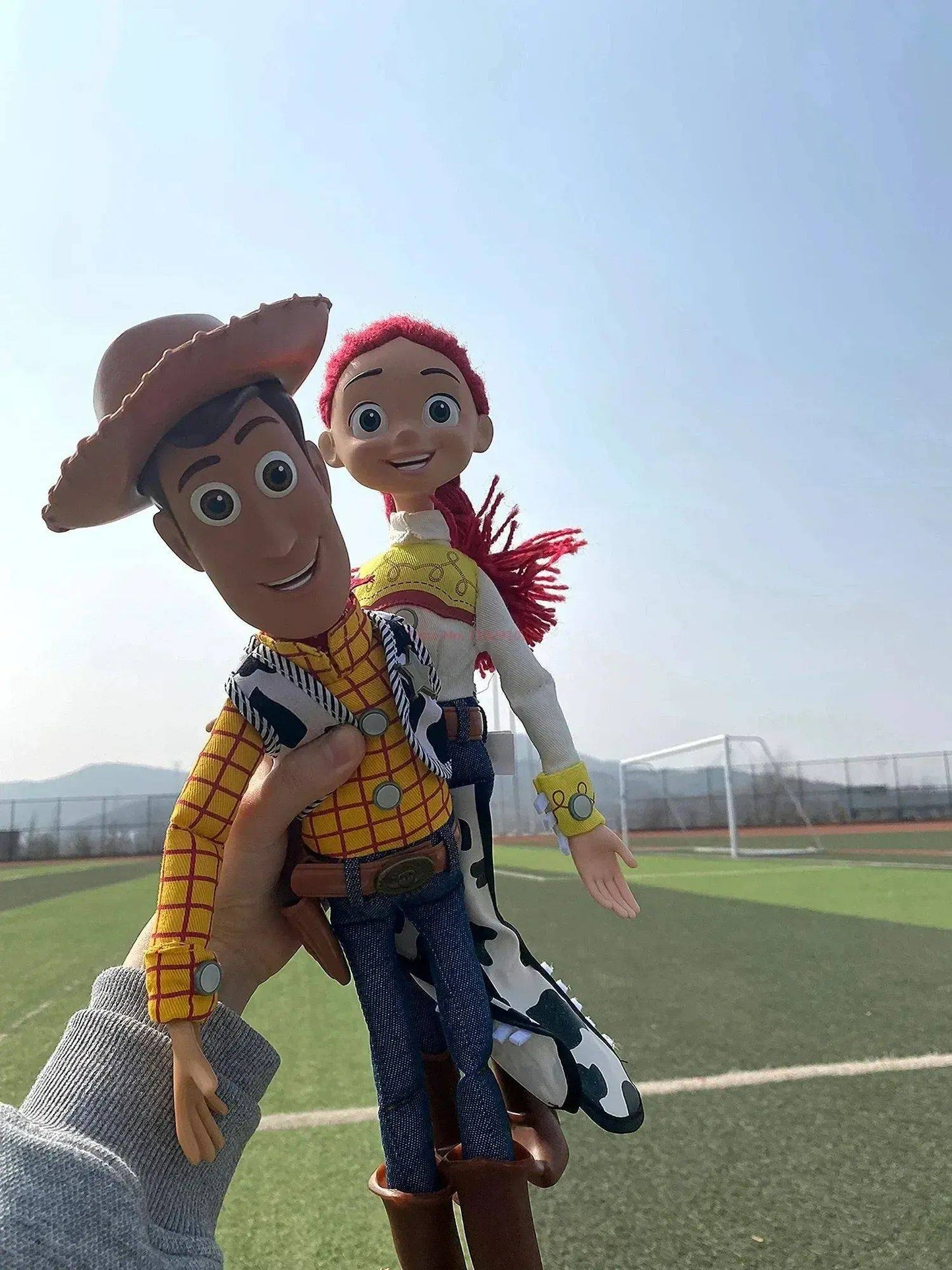 40cm Disney Toy Figuras de Anime Toy Story 4 Woody Buzz Jessie Rex Bonecos Modelo Falantes Figurinhas de Ação Coleção de Decoração Brinquedo de Natal