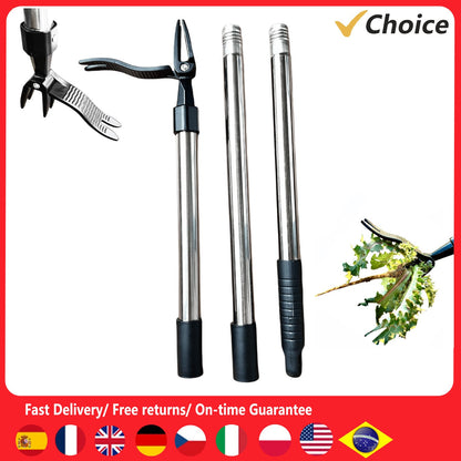 4 Claw Stand Up Weed Puller Stand Up Weed Puller 44 Inch Adjustable Handle 4 Claw Hand Weeding Tool for Garden Lawn Yard