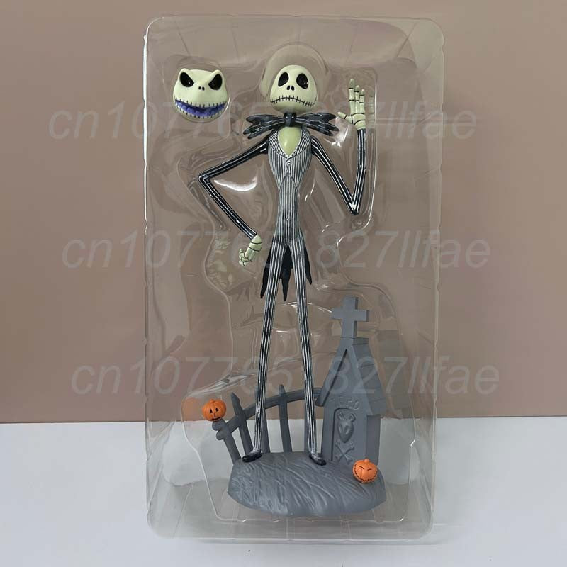 The Nightmare Before Christmas Jack Skellington Action Figure 12 Face Jack Jack Chair Special Version Model Toys Christmas Gift