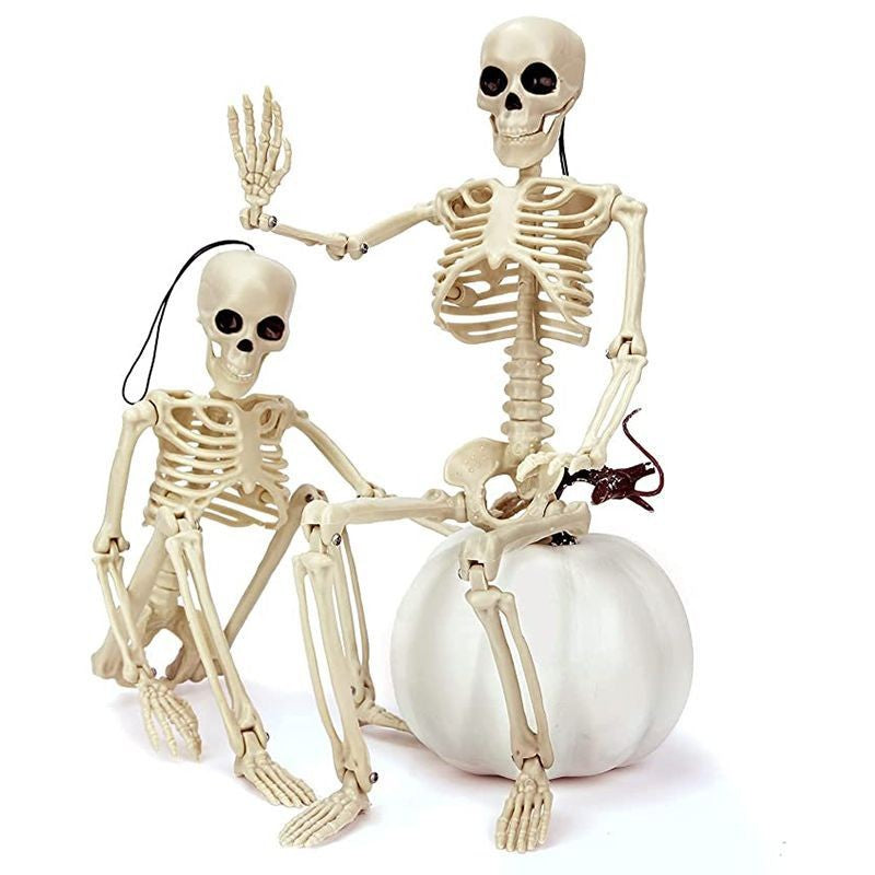 Decorações de Halloween para Casa Crânio Esqueleto Adereços de Terror para Exterior Caveira e Mãos Realistas para Jardim Brincadeiras Festas e Suprimentos